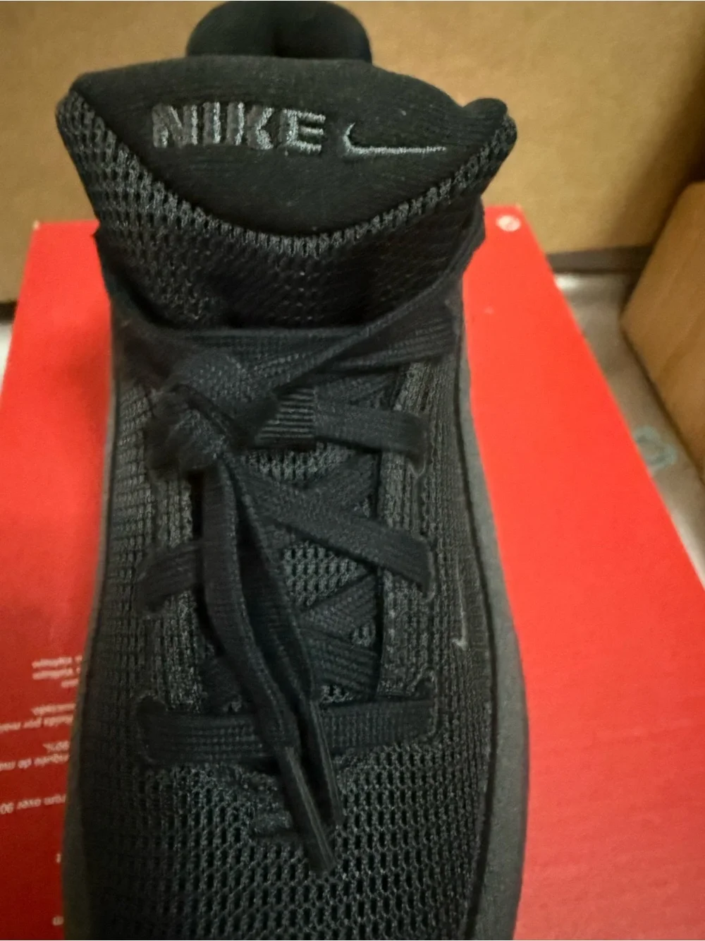 Nike Unisex's Black Comfort Cushion Running Shoes